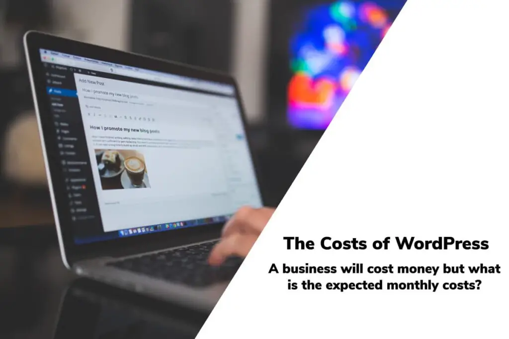 Hero image for Cost of WordPress for a niche site - post is about How Much Does a WordPress Blog Cost