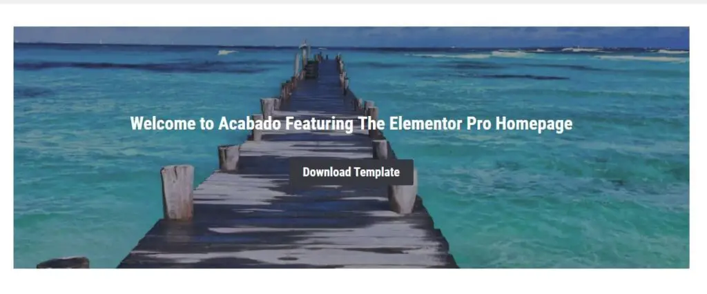 New Elementor-Based Homepage for Acabado